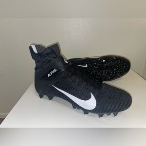 Nike Alpha Menace Elite 2 Men's WIDE Football Cleats Black/Grey BV3298-001